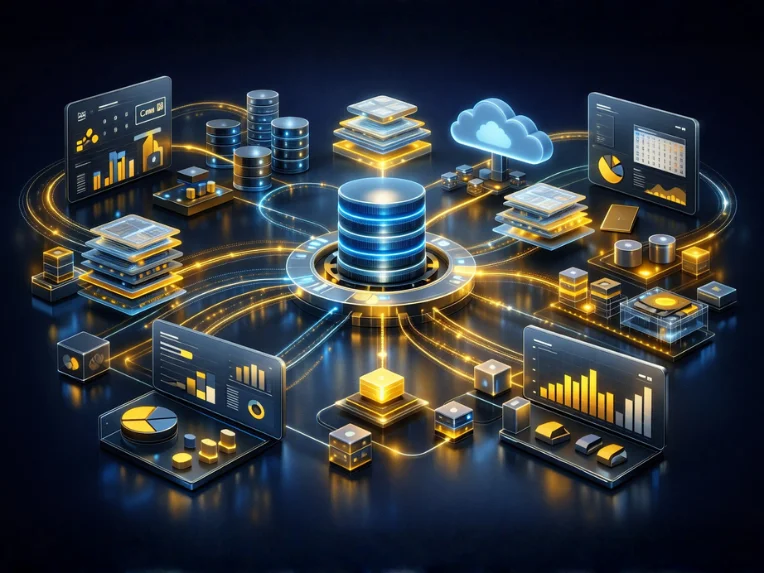 Data visualization and cloud computing network