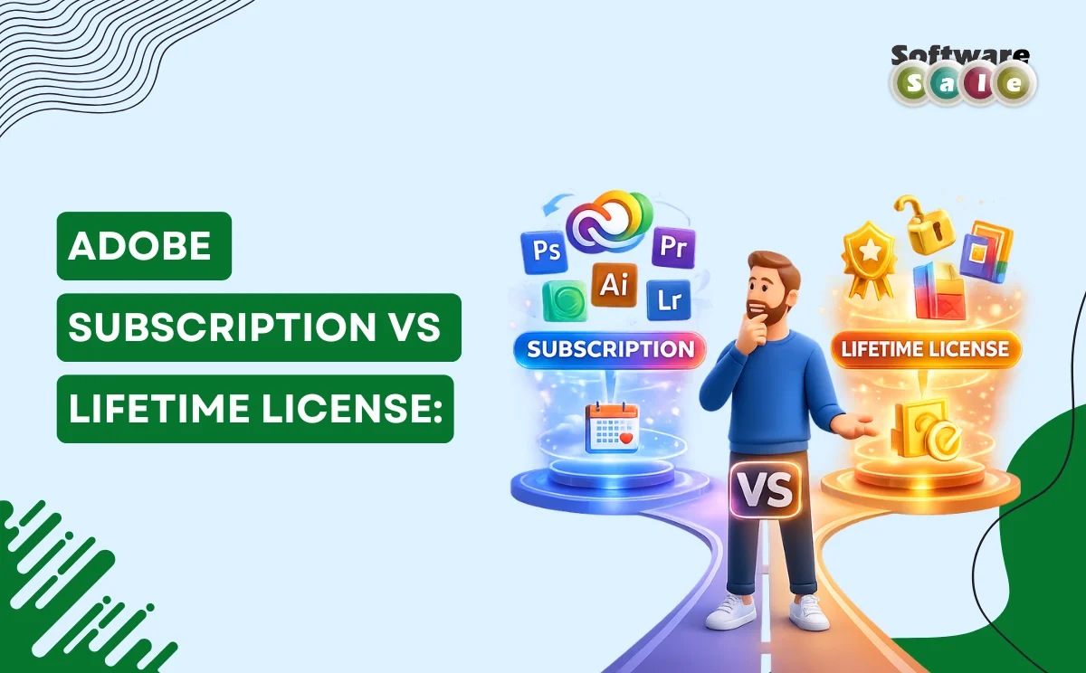 Adobe Subscription vs Lifetime License Comparison