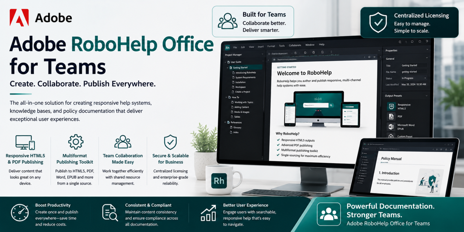 Adobe Robohelp Office(For Teams) 1 Adobe RoboHelp Office(For Teams)
