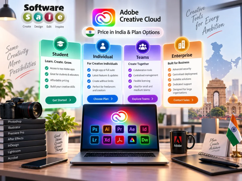 Adobe 12 Adobe Products - Adobe Creative Cloud Plans in India